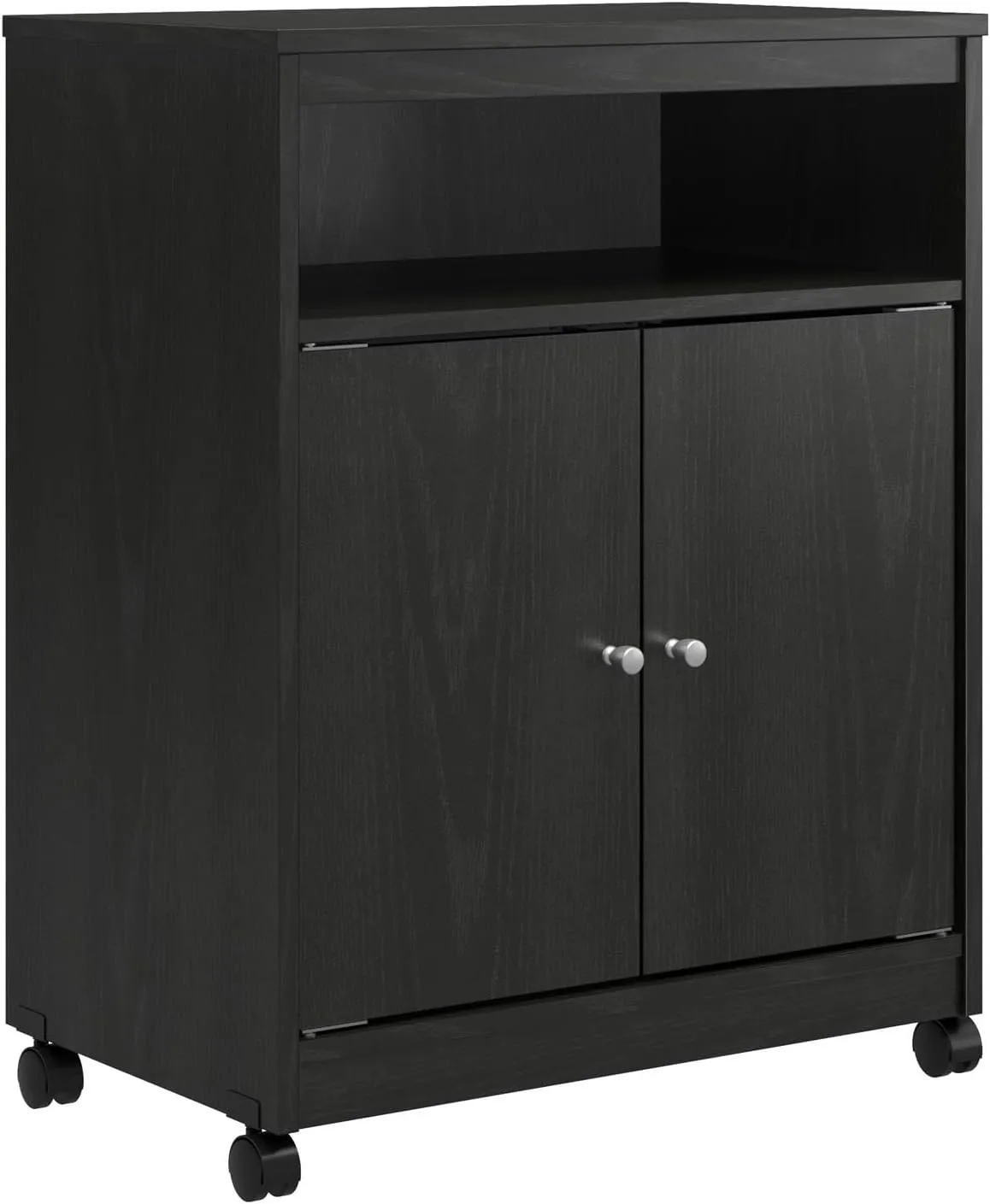 AMERIWOOD HOME Landry Microwave Cart with Cabinet