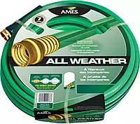 AMES 4007800A PVC All-Weather Garden Hose, 5/8-Inch x 50 Foot 5/8 in. x 50 ft. All Weather Garden Hose