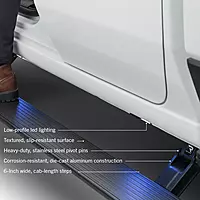 RealTruck AMP Research PowerStep Retractable Electric Truck Steps with LED Step Lights | Fits 2004 - 2008 Ford F-150; 2006 - 2008 Lincoln Mark LT | 75105-01A