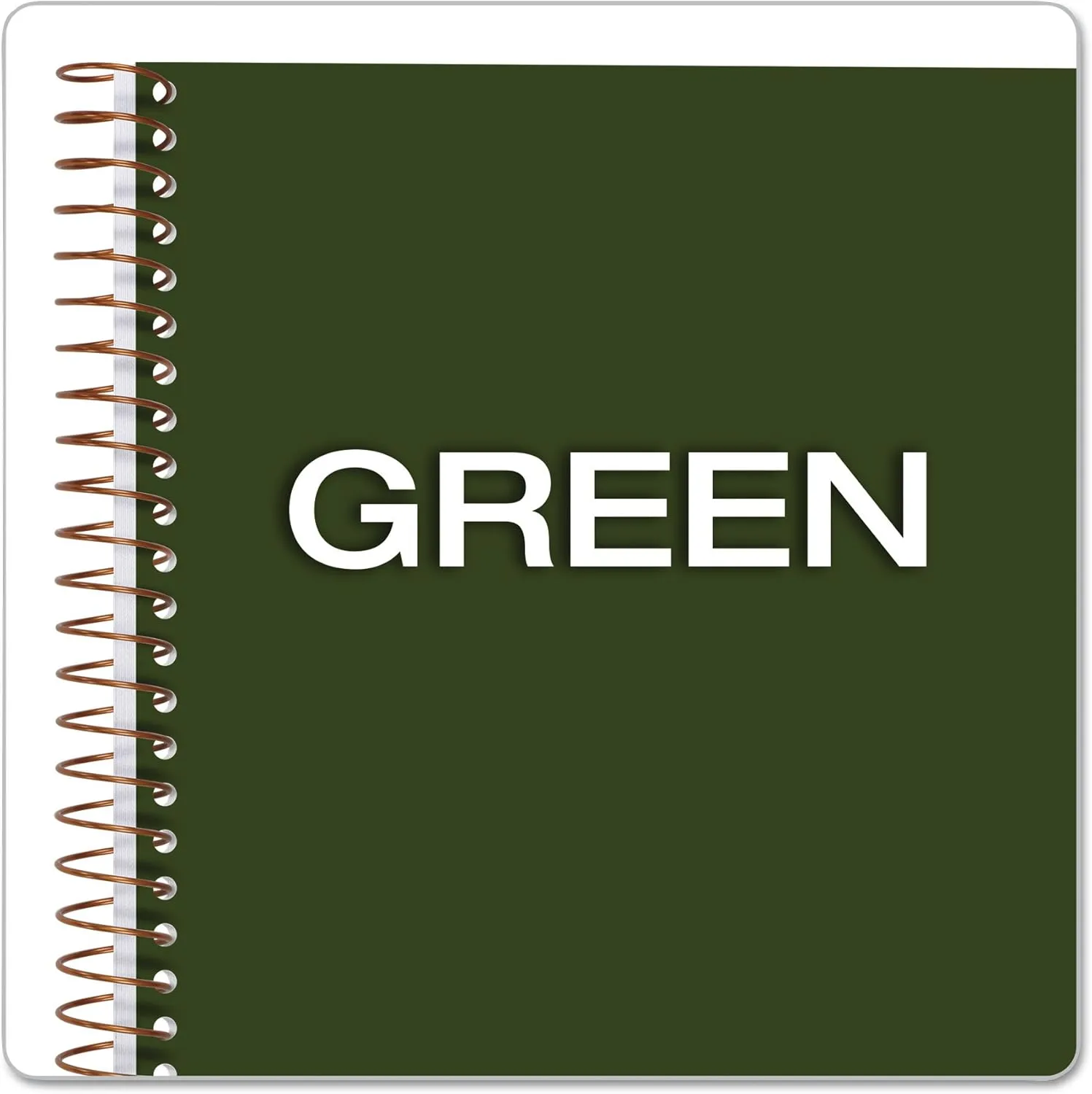 Ampad Gold Fibre Wirebound Project Planner, 9.5 x 7.25, 84 Sheets, Green Cover