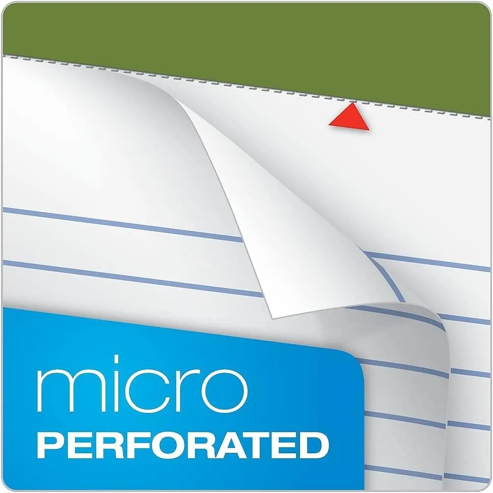 Ampad Perforated Jr. Legal Pads, 5 x 8 in, 50 Sheets, 12-Pack