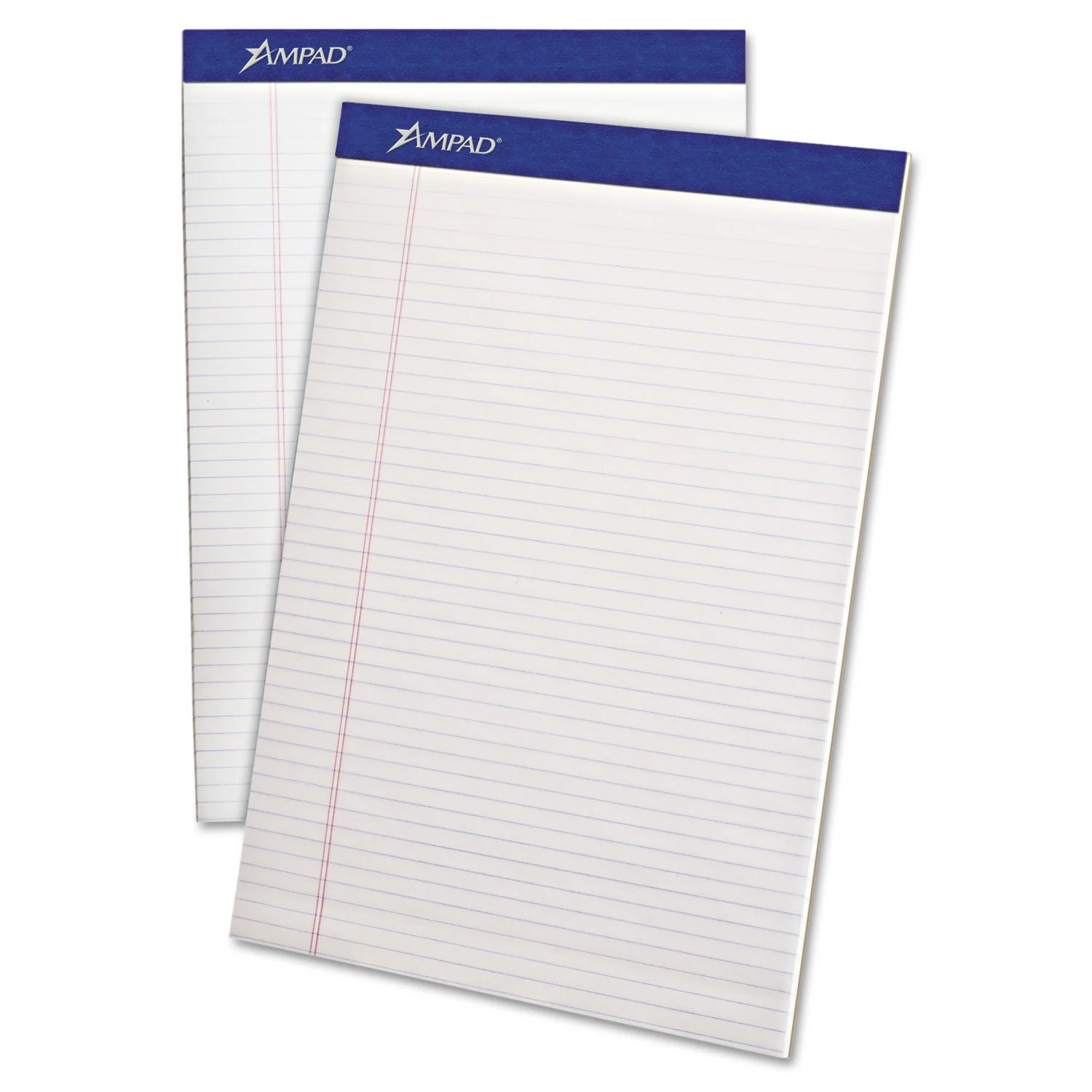 Ampad 20322 Perforated Writing Pad, 8.5 x 11.75, Narrow Rule, 50 Sheets (Pack of 12)