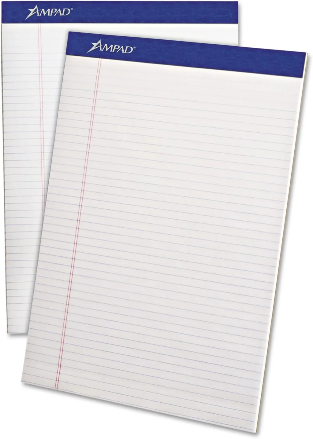 Ampad 20322 Perforated Writing Pad, 8.5 x 11.75, Narrow Rule, 50 Sheets (Pack of 12)