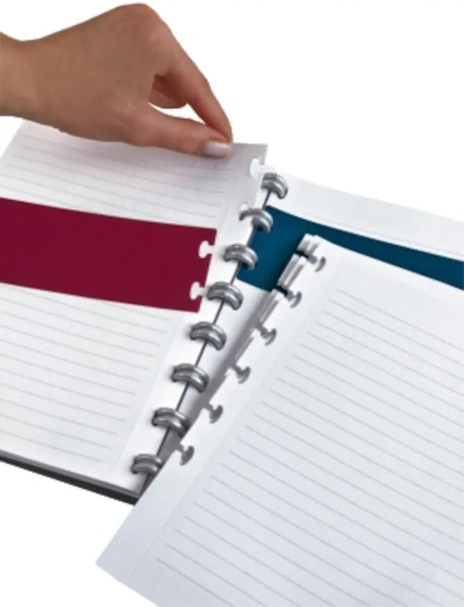 Ampad Versa Crossover Notebook, 6 x 9 Inch, Wide-Ruled, Navy, 60 Sheets