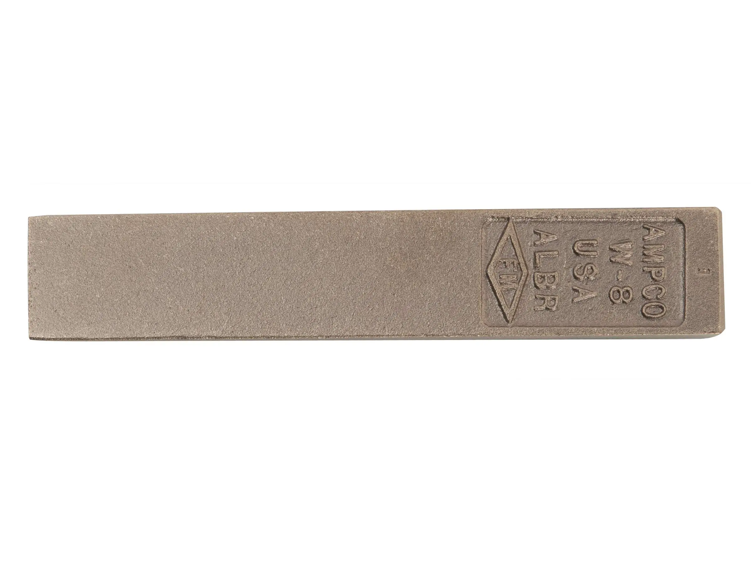Ampco Safety Tools W-10 Wedge, Flange, Non-Sparking, Non-Magnetic, Corrosion Resistant, 1-1/4" x 2" x 8-1/2" OAL
