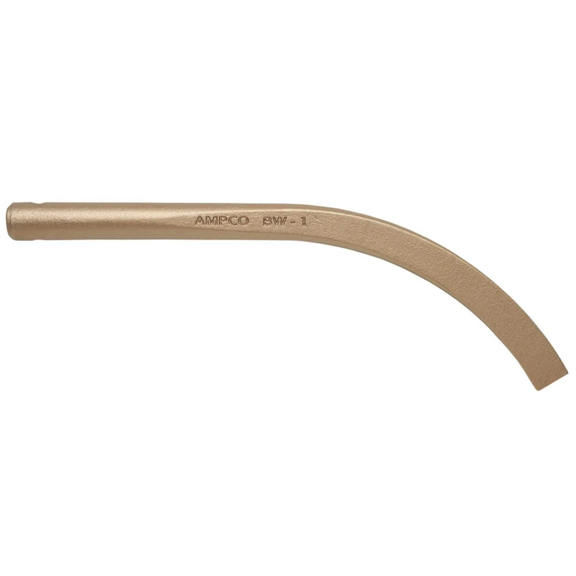 Ampco Safety Tools "Wedge Banana 13" OAL, Non-Sparking, Non-Magnetic, Corrosion Resistant", Bronze (BW-1)