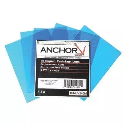 ANCHOR BRAND, 101-UV038J, PK/5 JACKSON REPL LENS EQ 3015038 3.54 X 4.33