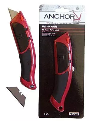 102-AB-2600, ANCHOR 10 PIECE AUTO LOAD UTILITY KNIFE