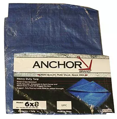 Anchor 11009 10'x16' Polyethylene Tarp - Blue (Model 101-1016)