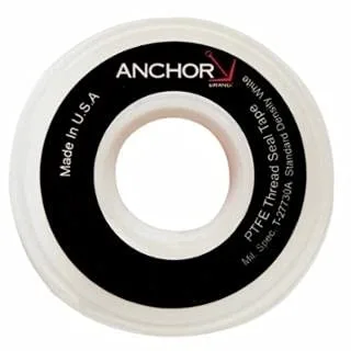 ANCHOR BRAND, 102-1/2X520PTFE-YEL, 1/2 X 520 FD YELLOW THREAD SEAL TAPE
