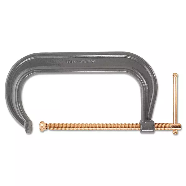 Anchor Brand Drop Forged C-Clamp, 6-5/16 in Throat Depth, 12 in L