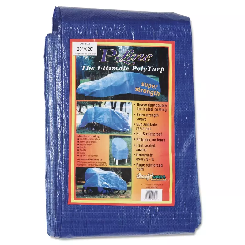 Anchor Brand, 101-2020-TARP, Anchor 11017 20' X 20' Poly TARP Woven LAMIN