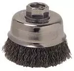 3" CRIMP WIRE CUP BRUSH.014" ST FILL 5/8"-11