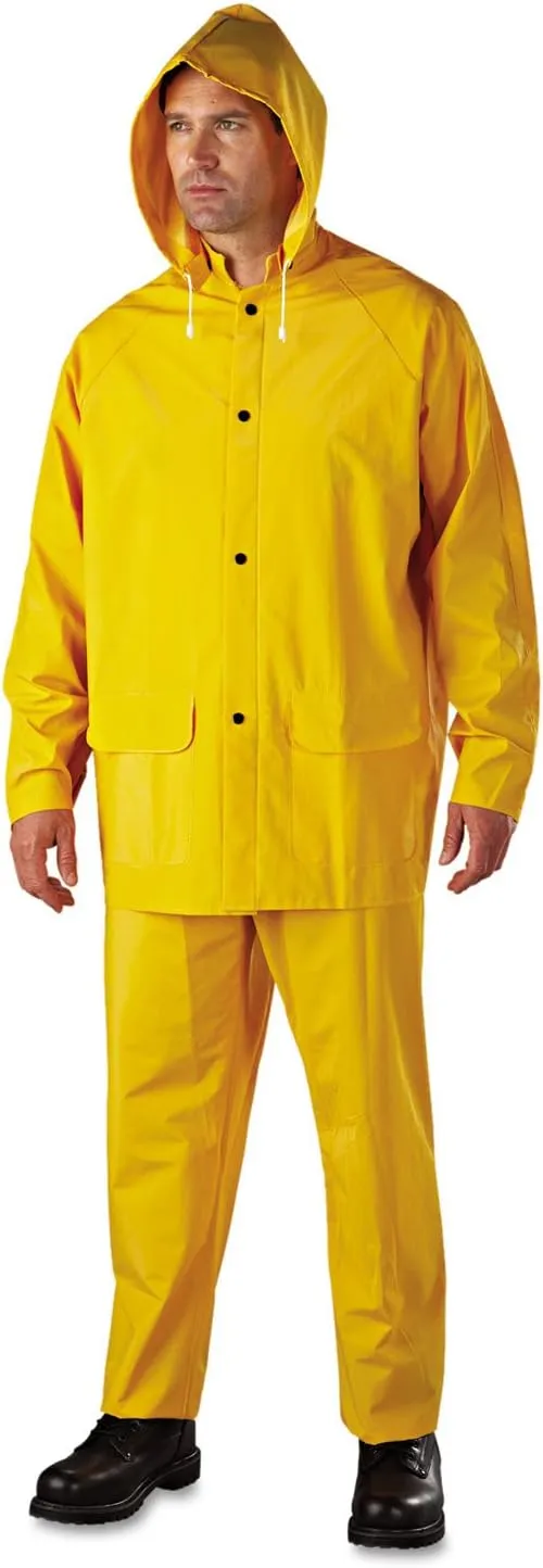 ANCHOR 35 MIL 3 PIECE RAIN SUIT PVC/POLYESTER