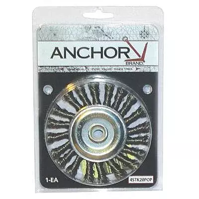 ANCHOR BRAND, 102-3STK14, ANCHOR 3" STD TWIST KNOTWHEEL ST-3 .014 1/2-3/8