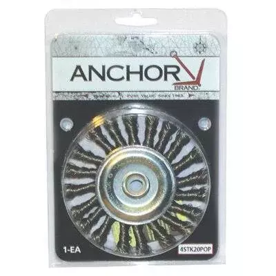 ANCHOR BRAND, 102-3STK14, ANCHOR 3" STD TWIST KNOTWHEEL ST-3 .014 1/2-3/8