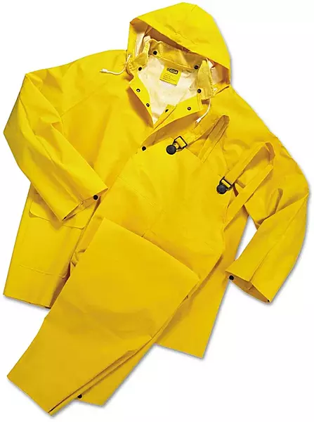 Anchor 35 mil 3-Piece Rain Suit PVC/Polyester - Size M