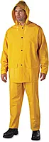 Anchor 90002XL 35 MIL 3-Piece Rainsuit PVC/Polyester Yellow 2X-Large