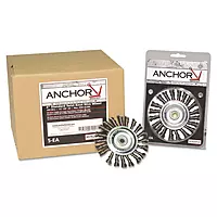 102-4K58, Anchor 4" Knot Wheel 4"X .014 5/8-11
