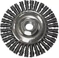 Stringer Bead Wheel Brushes - 4" string bead 4"x .020 5/8-11