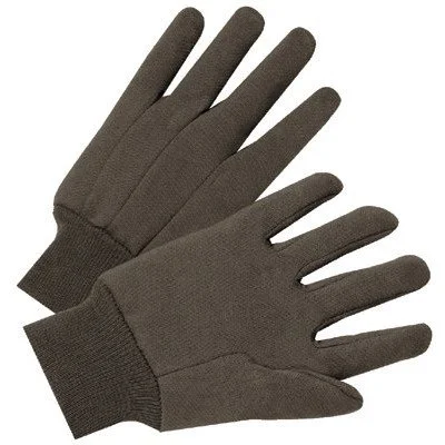 1000 Series Jersey Gloves - 4503 9 oz brown jersey cotton glove [Set of 12]