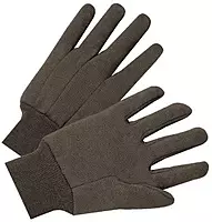 1000 Series Jersey Gloves - 4503 9 oz brown jersey cotton glove [Set of 12]