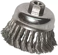 Knot Cup Brushes - 6" knot cup sr-6.025 5/8-11