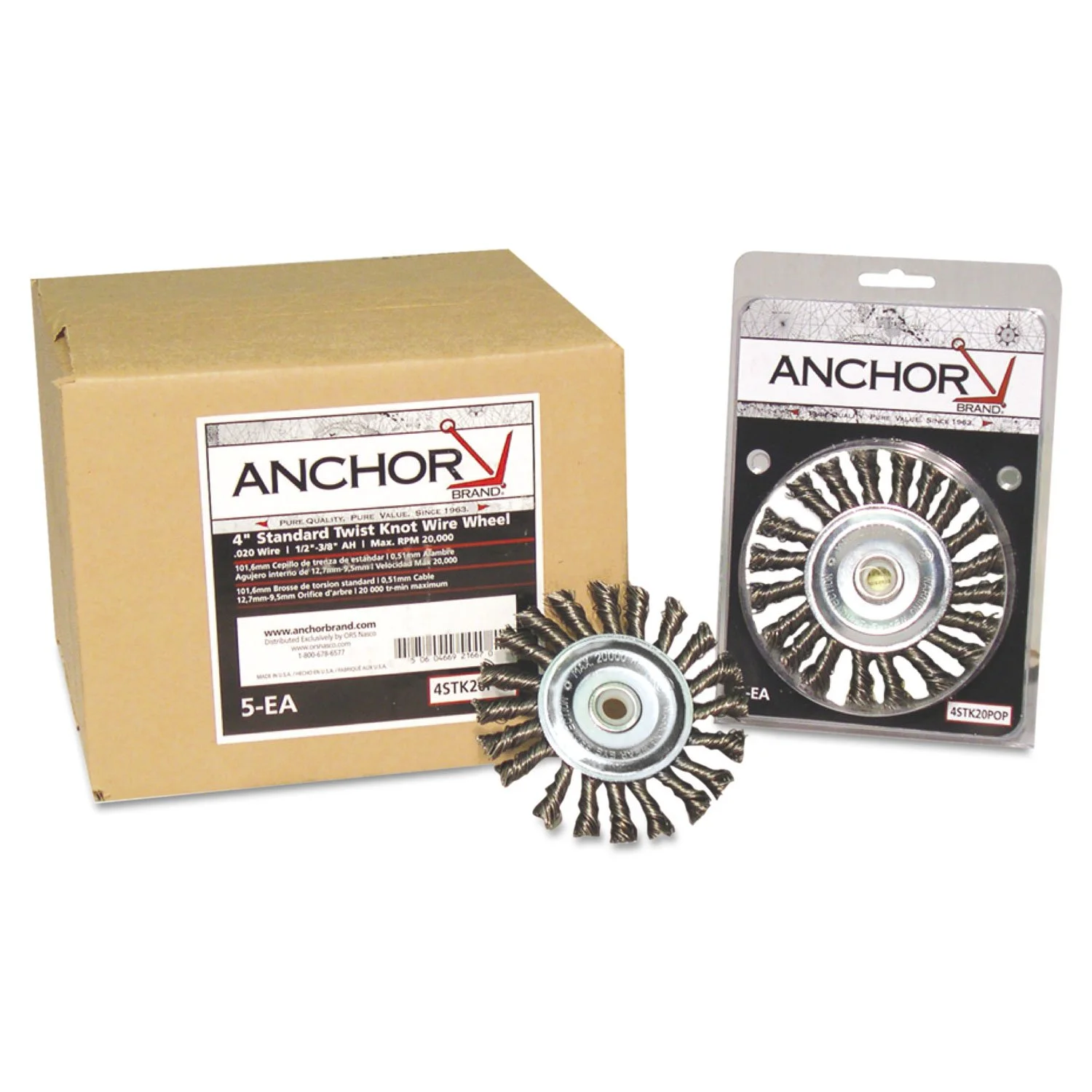 ANCHOR BRAND, 102-6S58S, ANCHOR 6" SS STRING BEAD6" X .020SS 5/8-11