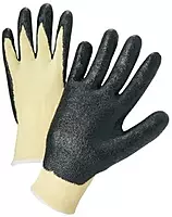 ANCHOR BRAND, 101-6010-L, Anchor 6010L 13 GA Kevlar Knit Black Foam Palm