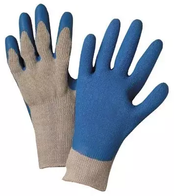 101-6030-XL Anchor 6030Xl Premium Grey Knit Blue Latex Palm