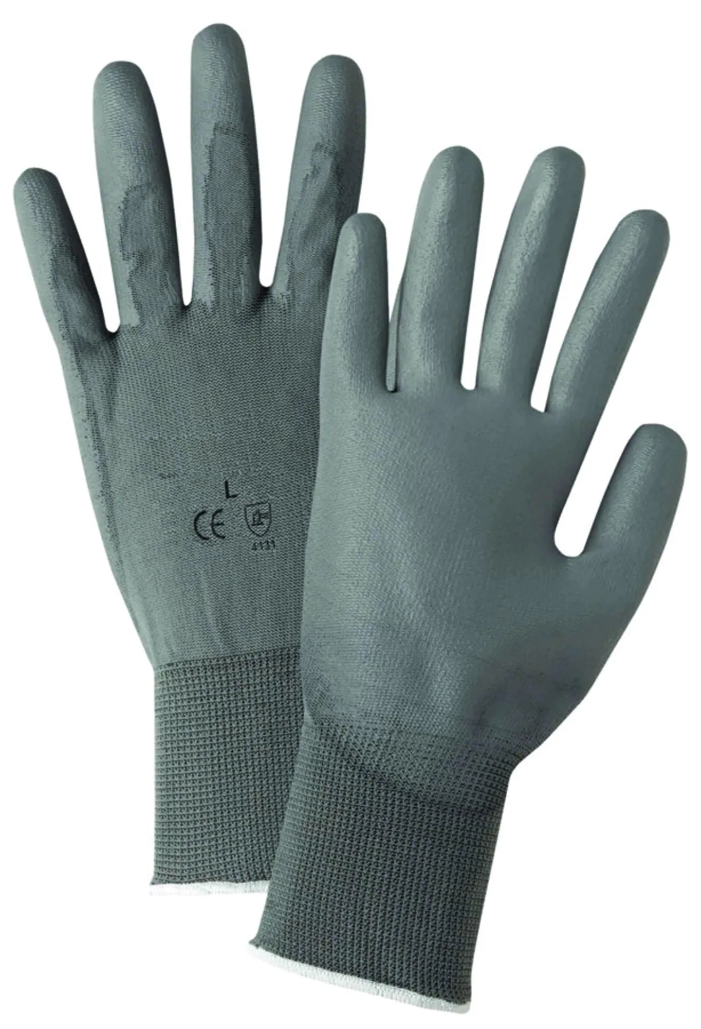 6050XXL 13 Cut Grey Nylon Urethane Coat Size 2X (300 Pairs/Case), Gray