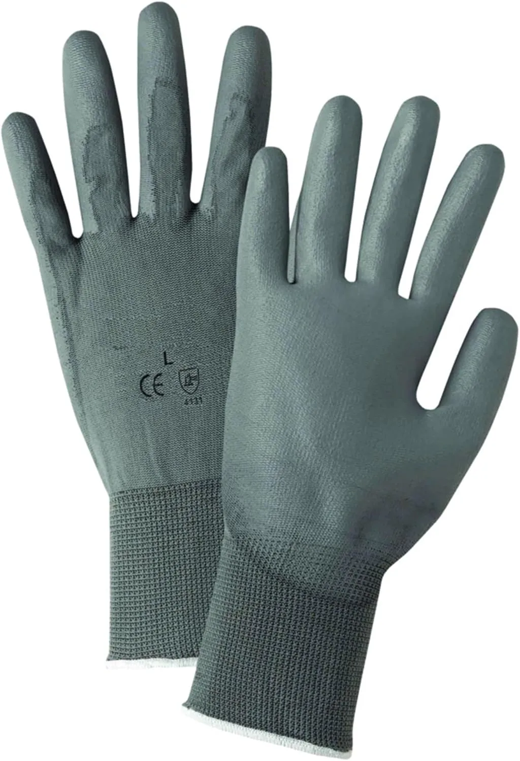 6050XXL 13 Cut Grey Nylon Urethane Coat Size 2X (300 Pairs/Case), Gray