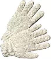 Anchor 6700 String Knit Gloves Large Natural White 12 Pairs