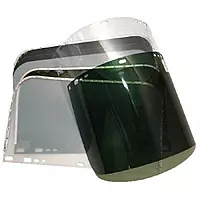 ANCHOR 8 X 16-1/2 DARK GREEN VISOR FOR FIBRE MET