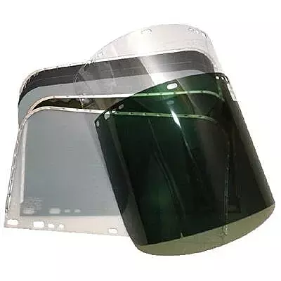 ANCHOR 8 X 16-1/2 DARK GREEN VISOR FOR FIBRE MET