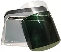 ANCHOR 8 X 16-1/2 DARK GREEN VISOR FOR FIBRE MET