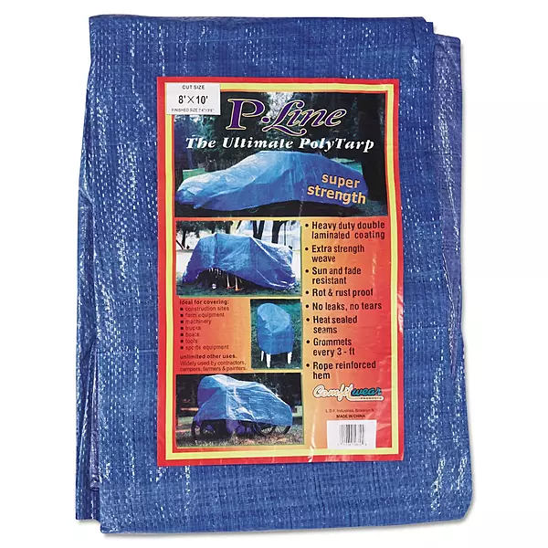 101-0810, ANCHOR 11005 8'X10' POLYTARP WOVEN LAMIN
