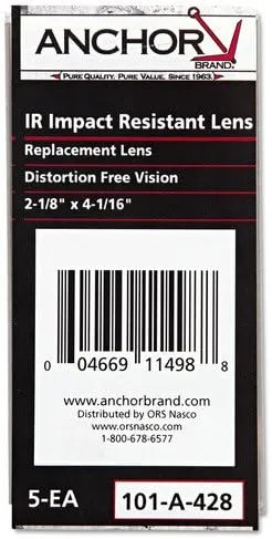 Anchor A428 Replacement Inside Cover Lens, Clear, 5/Pack