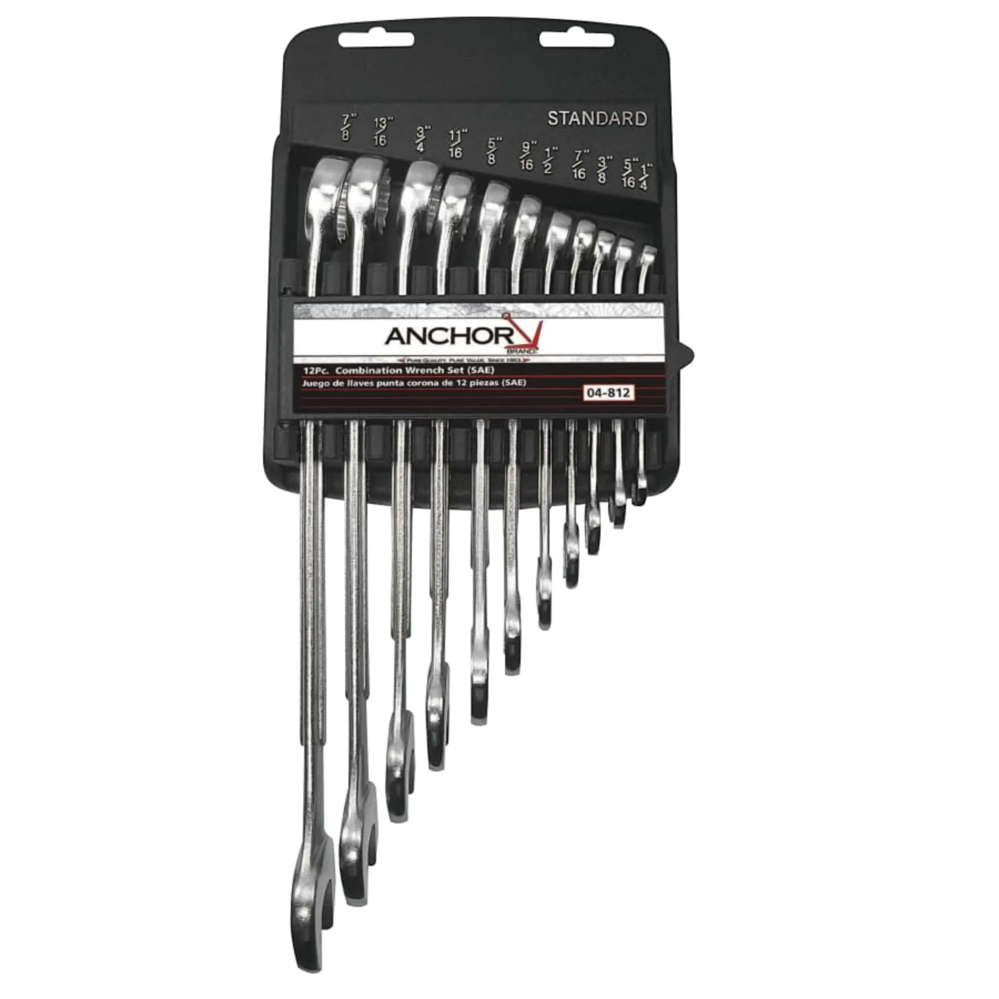 103-04-812 12 Piece Combination Wrench Set (1/4-7/8")