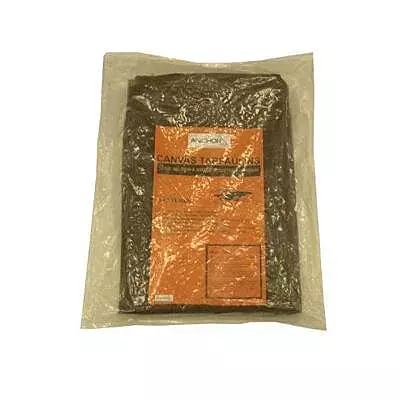 Protective Tarps - 20'x30' 10-oz. w.r.m.r.green canvas tarp