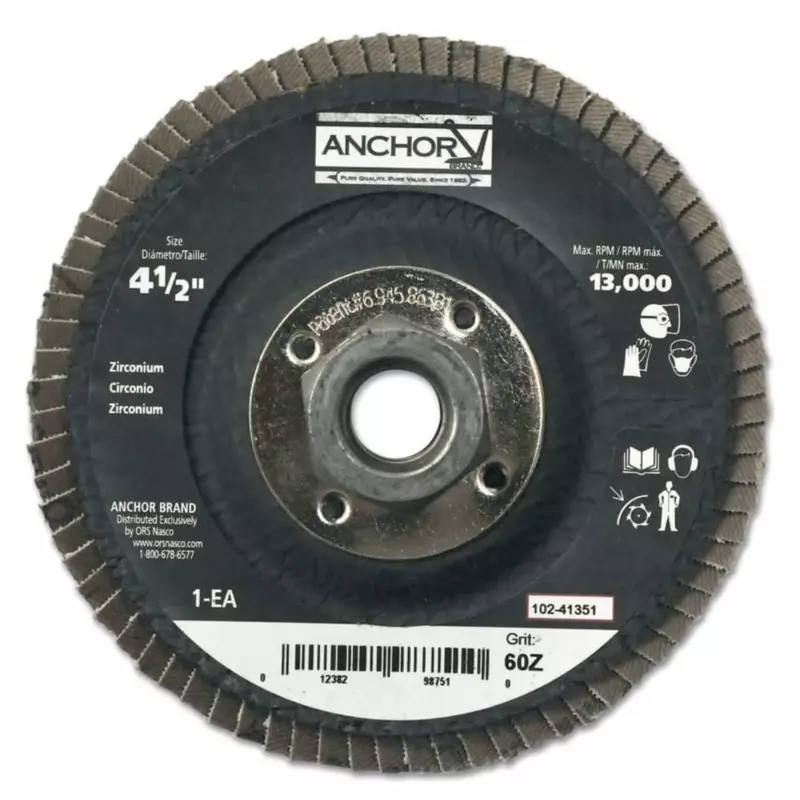 102-41351, 4-1/2" 29 Angled 5/8-1160Z Flap DISC