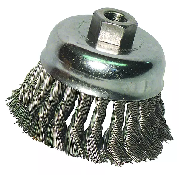 102-6KC35, Cup 6" Knot .035 5/8-116KC35