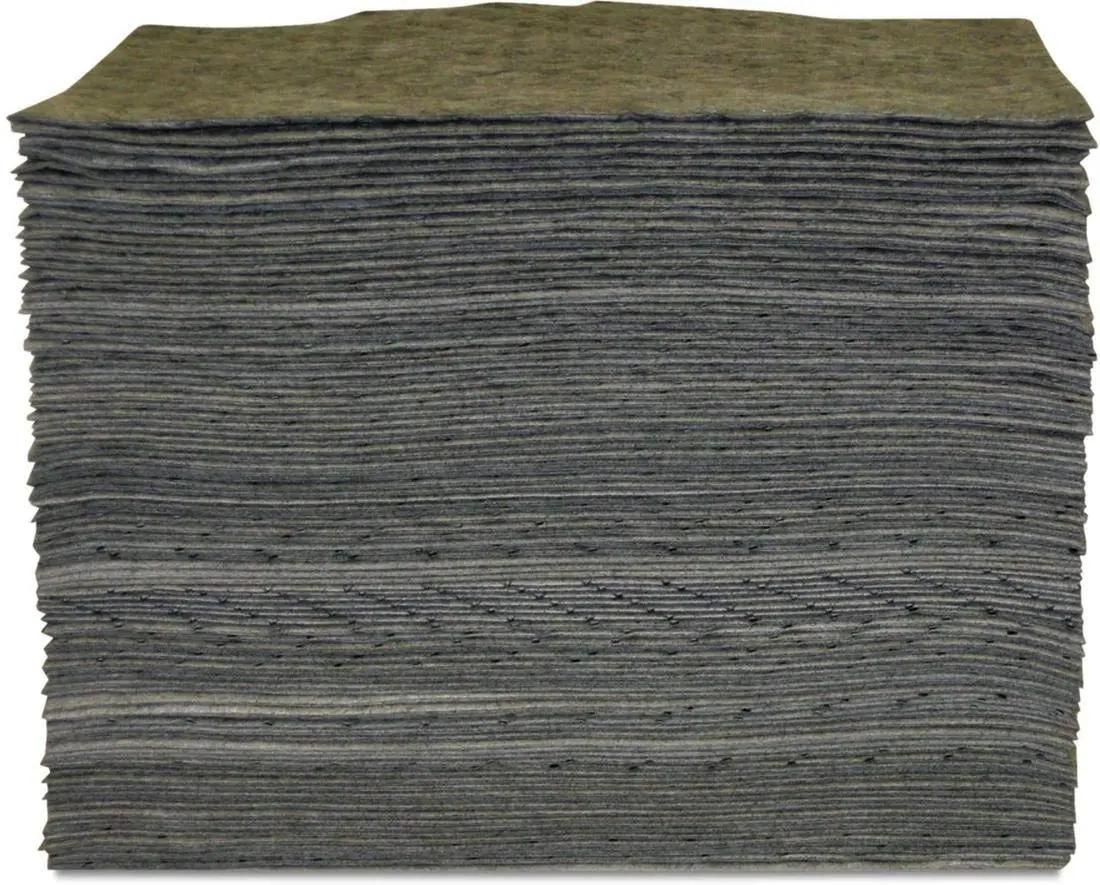 Anchor Brand Dimpled/Perforated Heavy Weight Universal Sorbent Pads, 15 x 17 in, Bale of 100