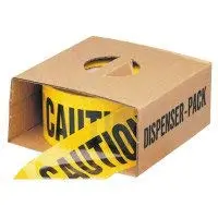 101-Y10003, Yellow Economy Caution Tape 3 in 1000 FT
