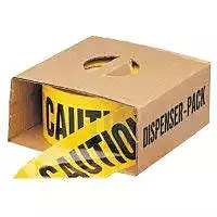 101-Y10003, Yellow Economy Caution Tape 3 in 1000 FT