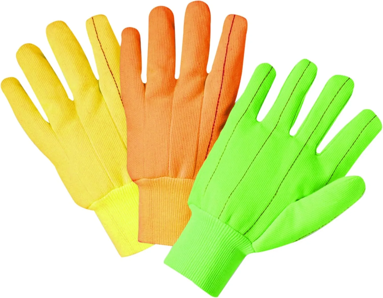 Anchor 1000 Series Canvas Gloves - 4518or/cr 18 oz poly cord knit wrist