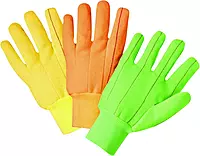 Anchor 1000 Series Canvas Gloves - 4518or/cr 18 oz poly cord knit wrist