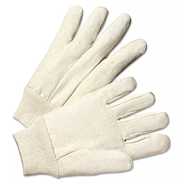 Anchor 1110 Light-Duty Canvas Gloves White 12 Pairs