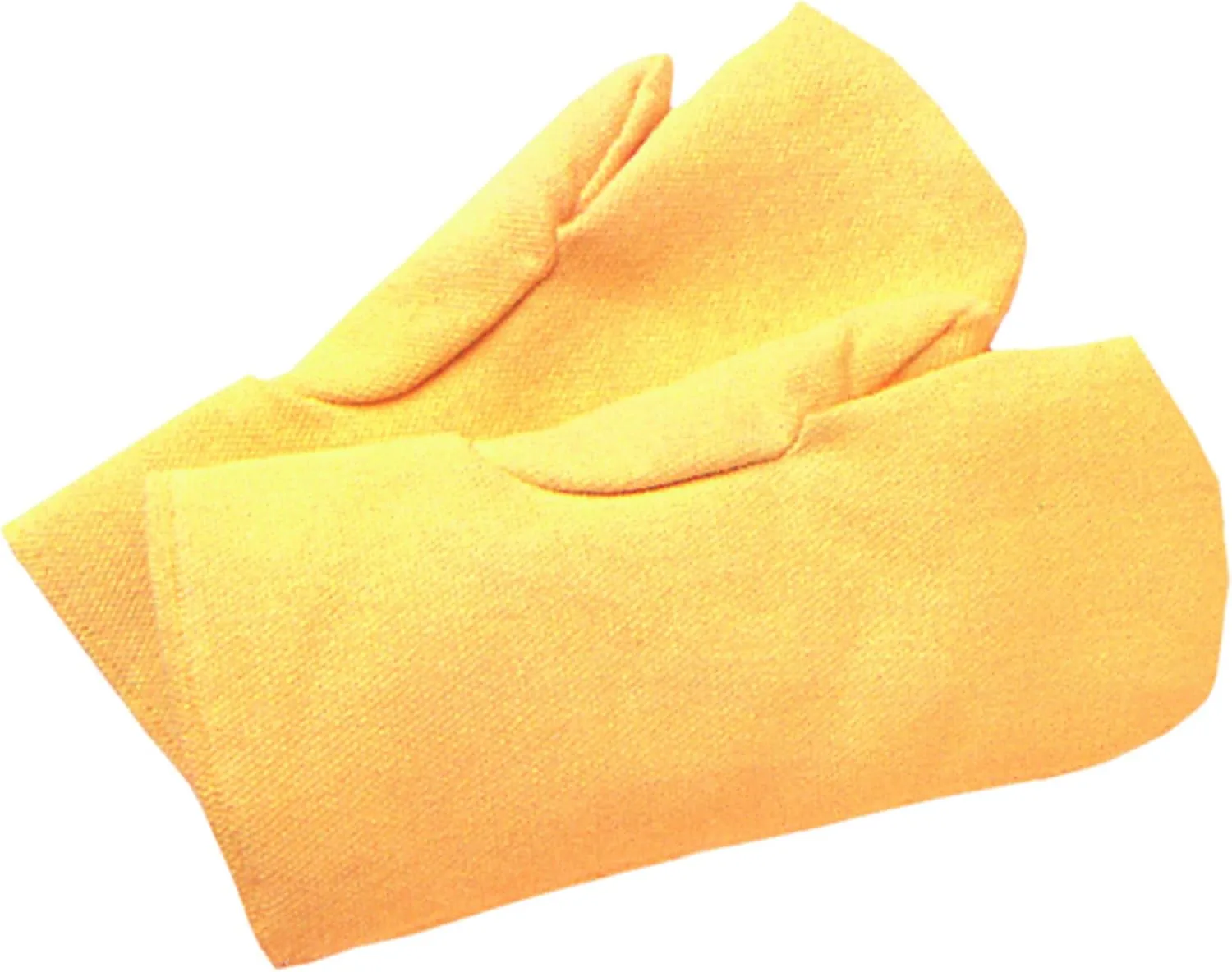 Anchor Brand High Heat Wool-Lined Mittens, Fiberglass, Yellow, Large