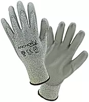 Anchor Peppered Hppe 13Ga Gray Pu Coated Lrg